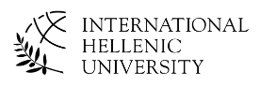 The International Hellenic University (IHU) logo