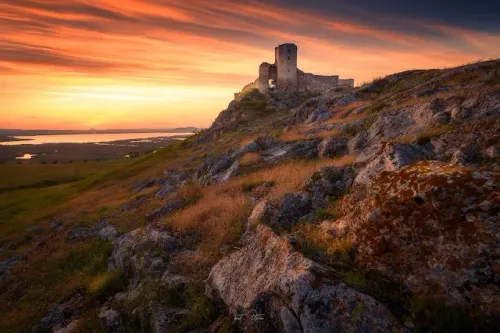 Enisala Medieval Fortress view