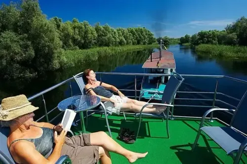 Birdwatching in Danube Delta view