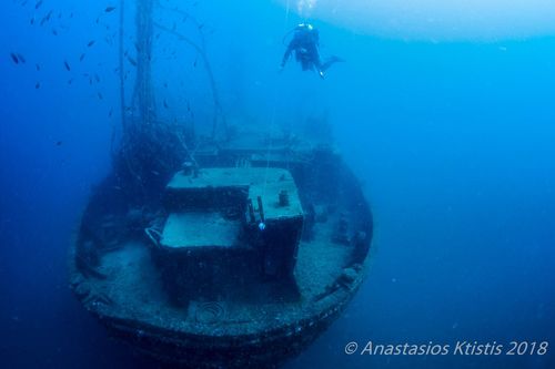 Christoforos Wreck view
