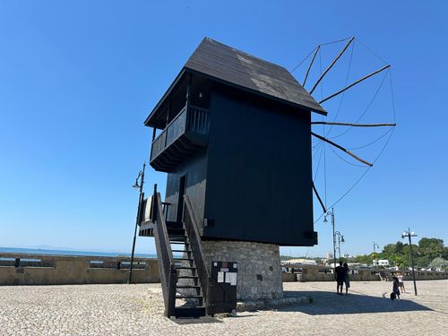 The Wooden Windmill of Nessebar view